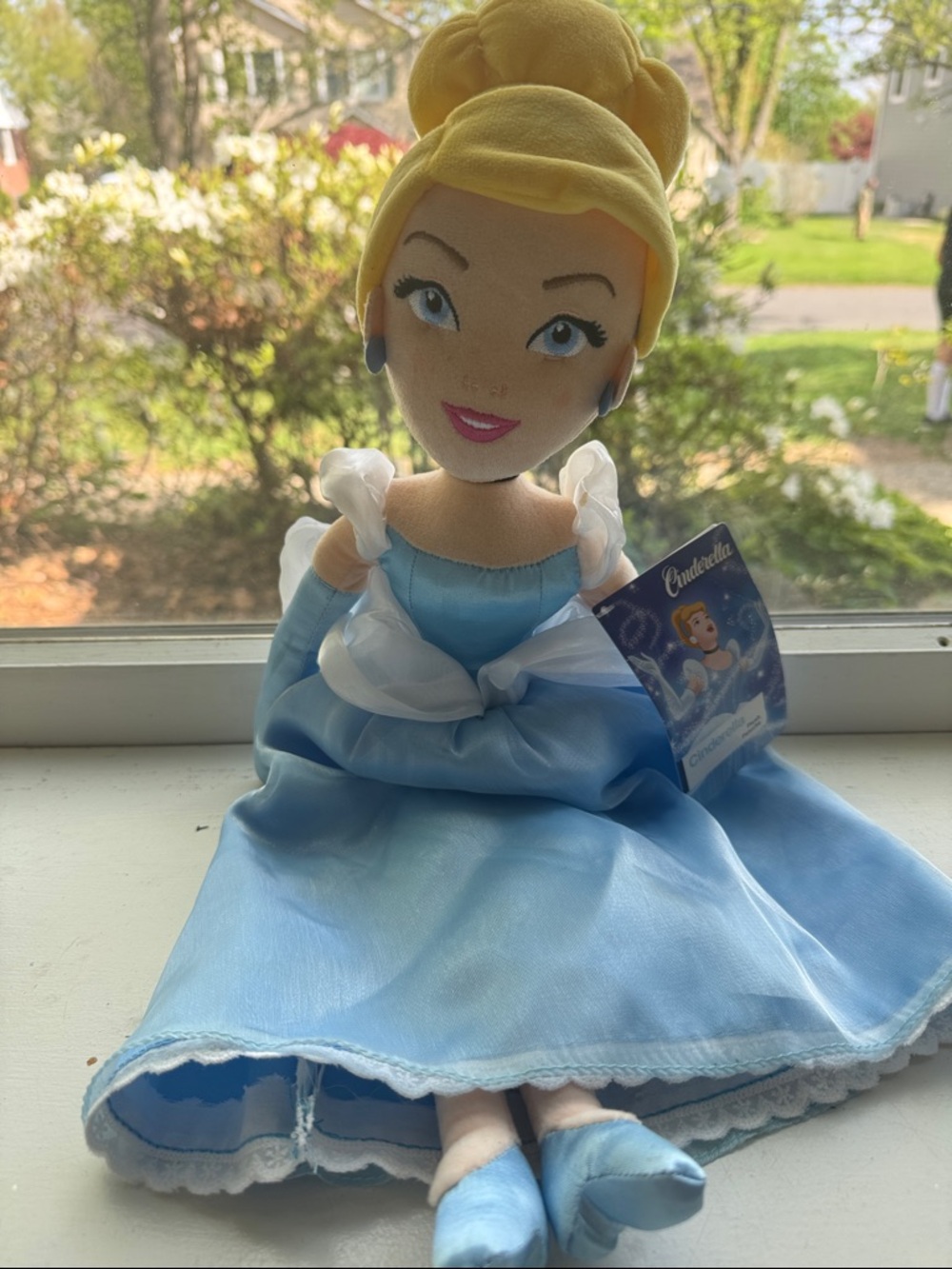 Cinderella Plush Doll in Light Blue Dress